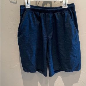 Navy blue and gray Lululemon men’s shorts